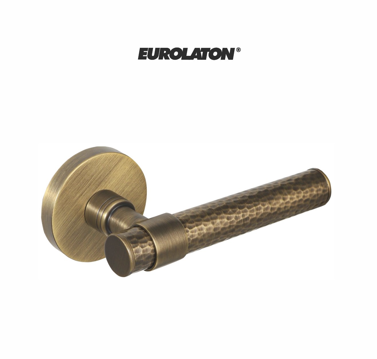 Herraje puerta EUROLATON modelo 2082 textura martillo